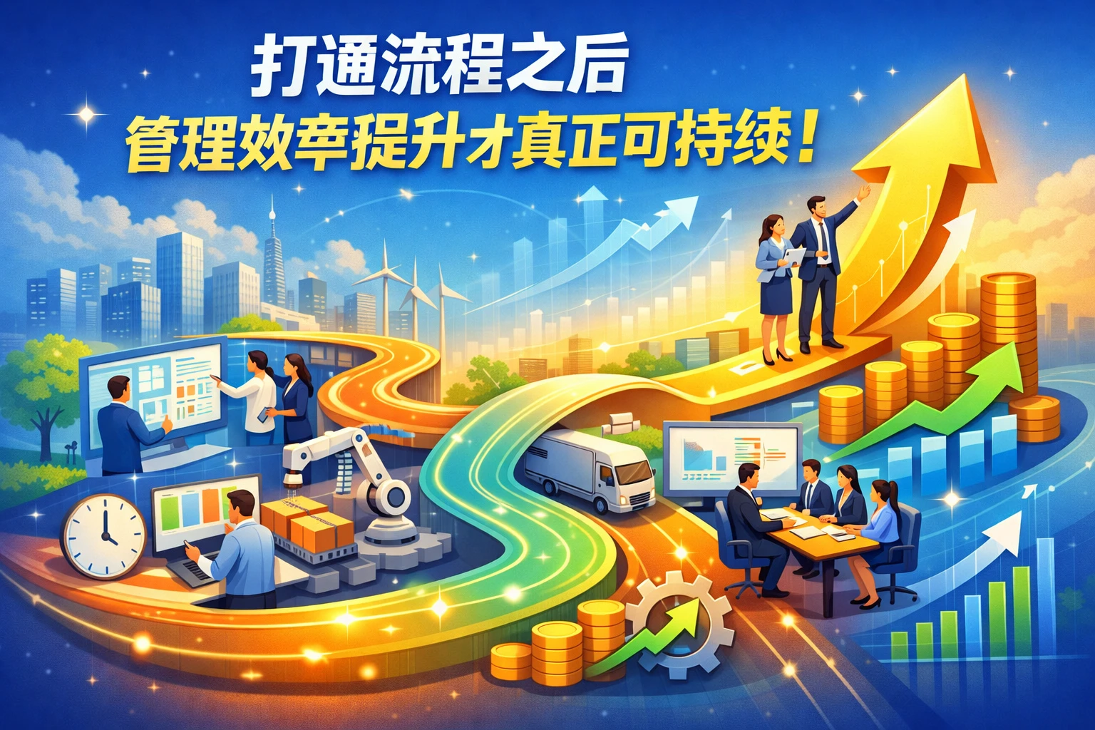 打通流程之后，管理效率提升才真正可持续