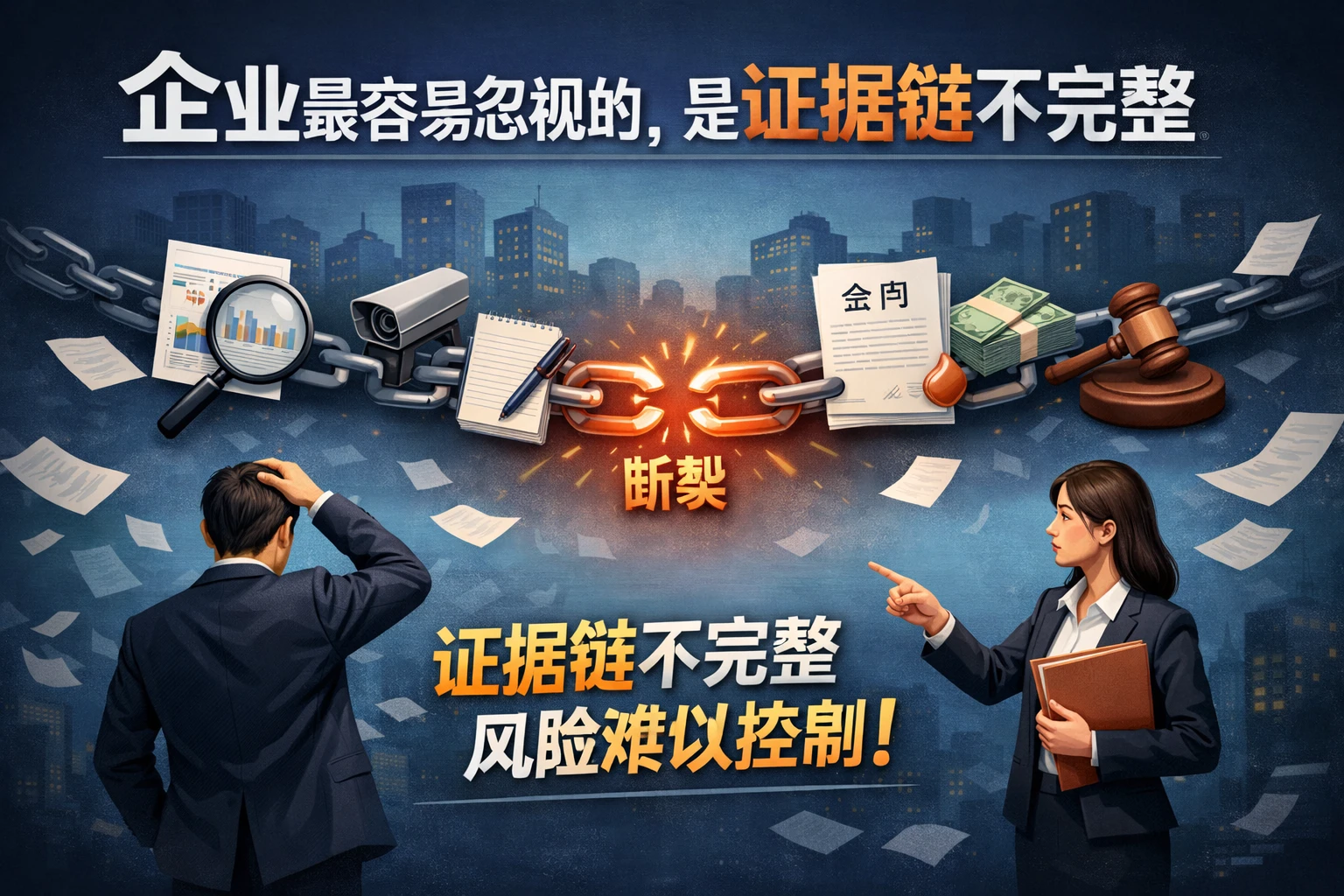 企业最容易忽视的，是证据链不完整