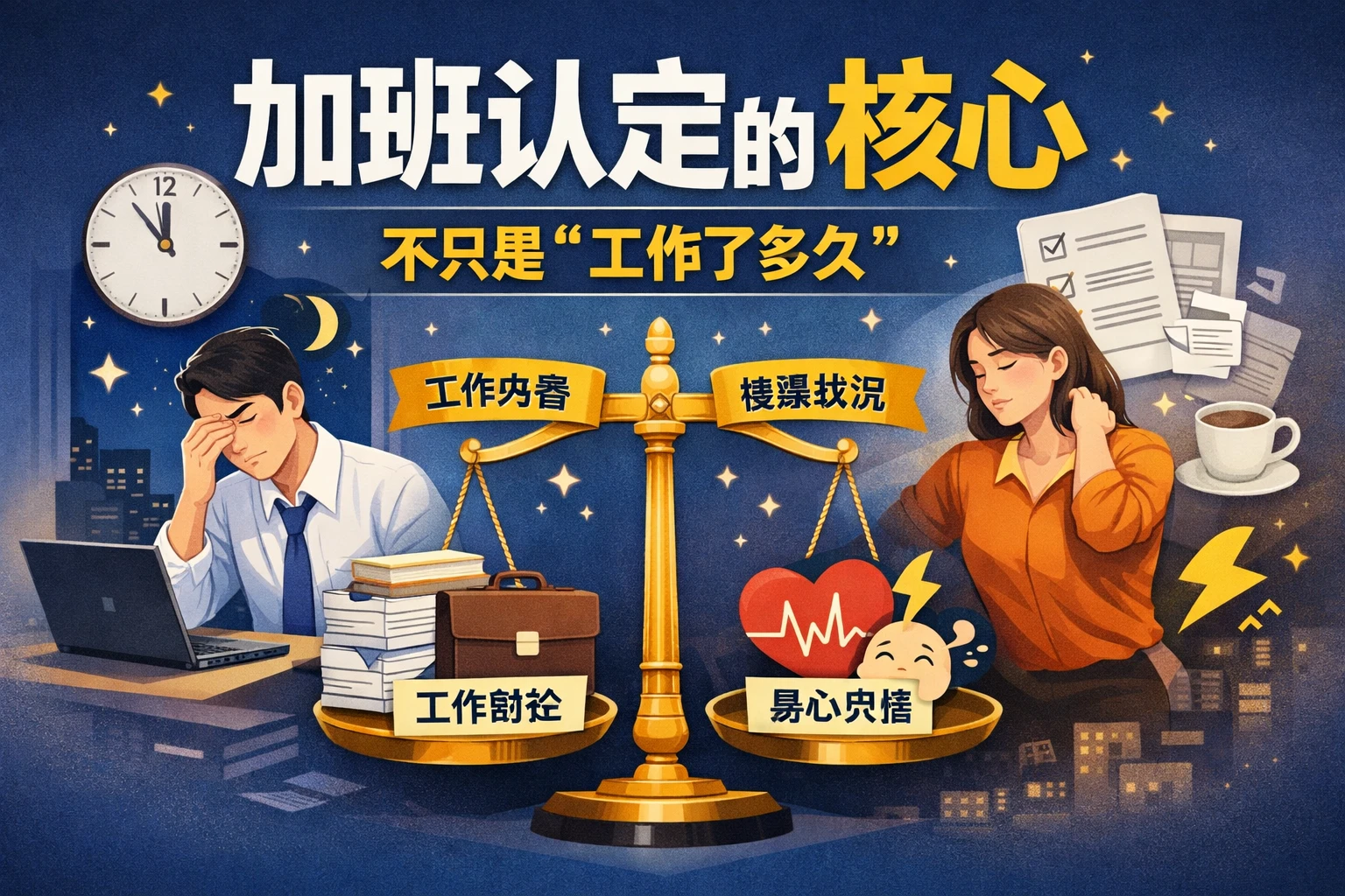 加班认定的核心，不只是“工作了多久”