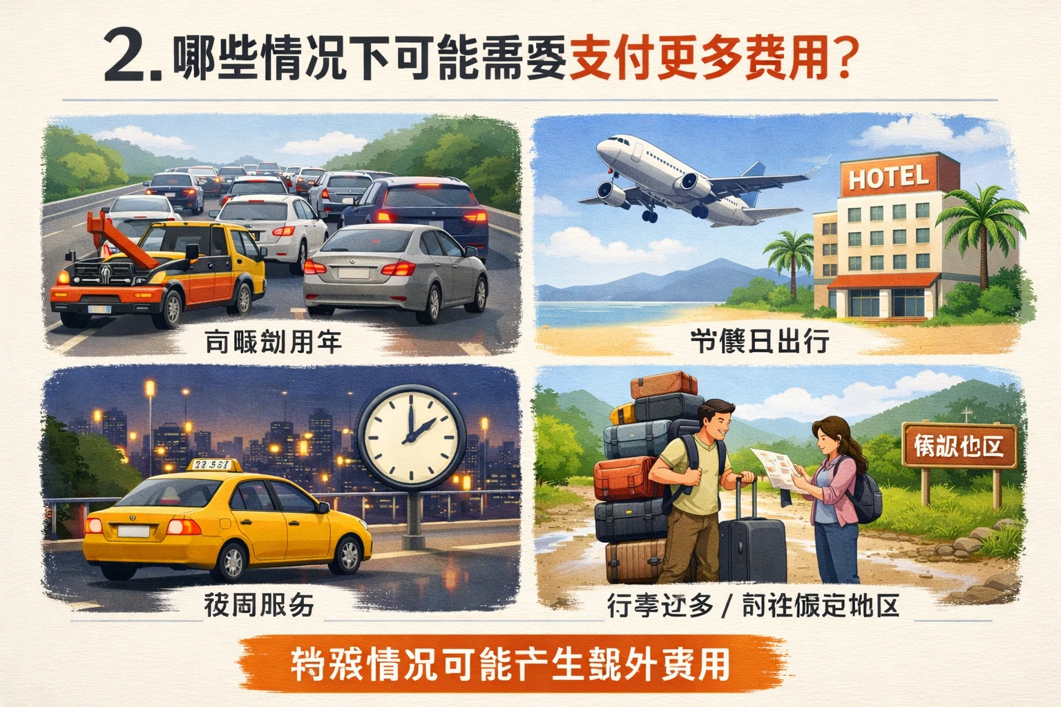 2. 哪些情况下可能需要支付更多费用