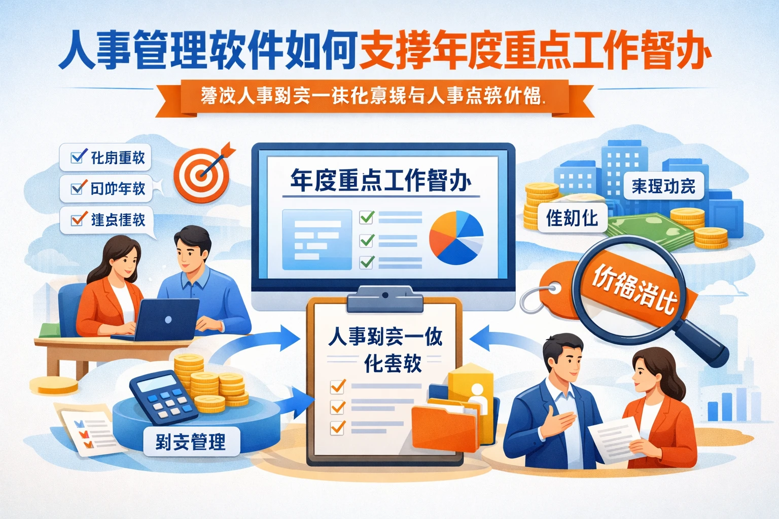 人事管理软件如何支撑年度重点工作督办:兼谈人事财务一体化系统与人事系统价格