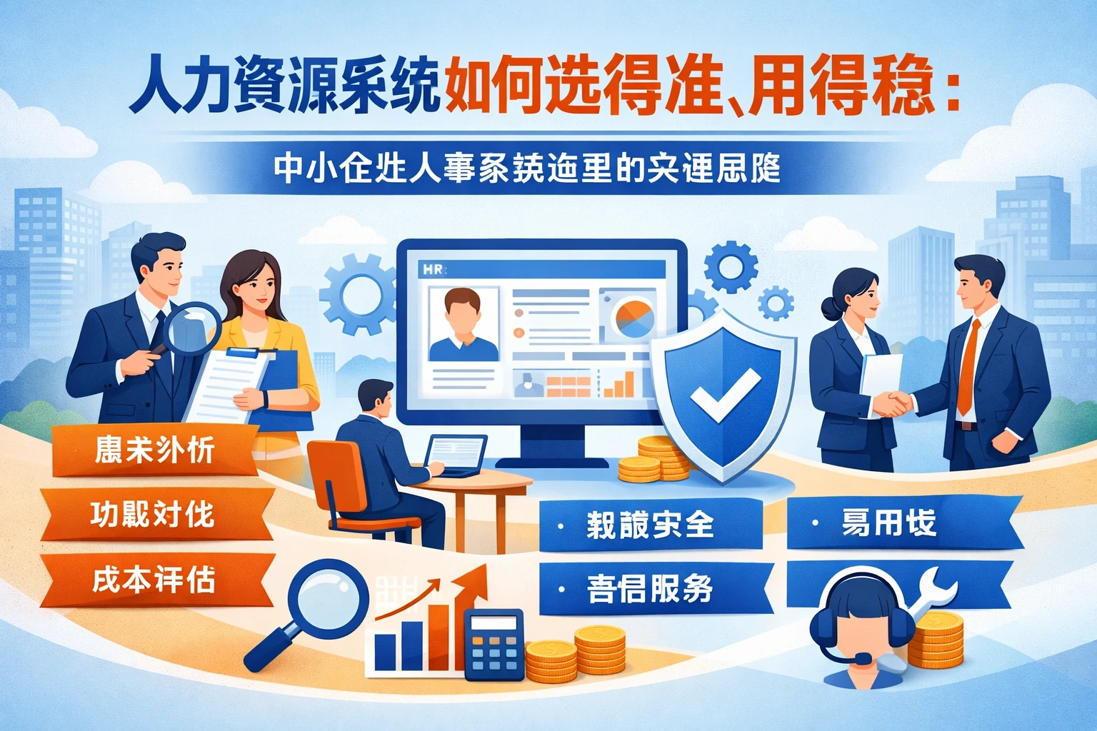 人力资源系统如何选得准、用得稳:中小企业人事系统选型的关键思路