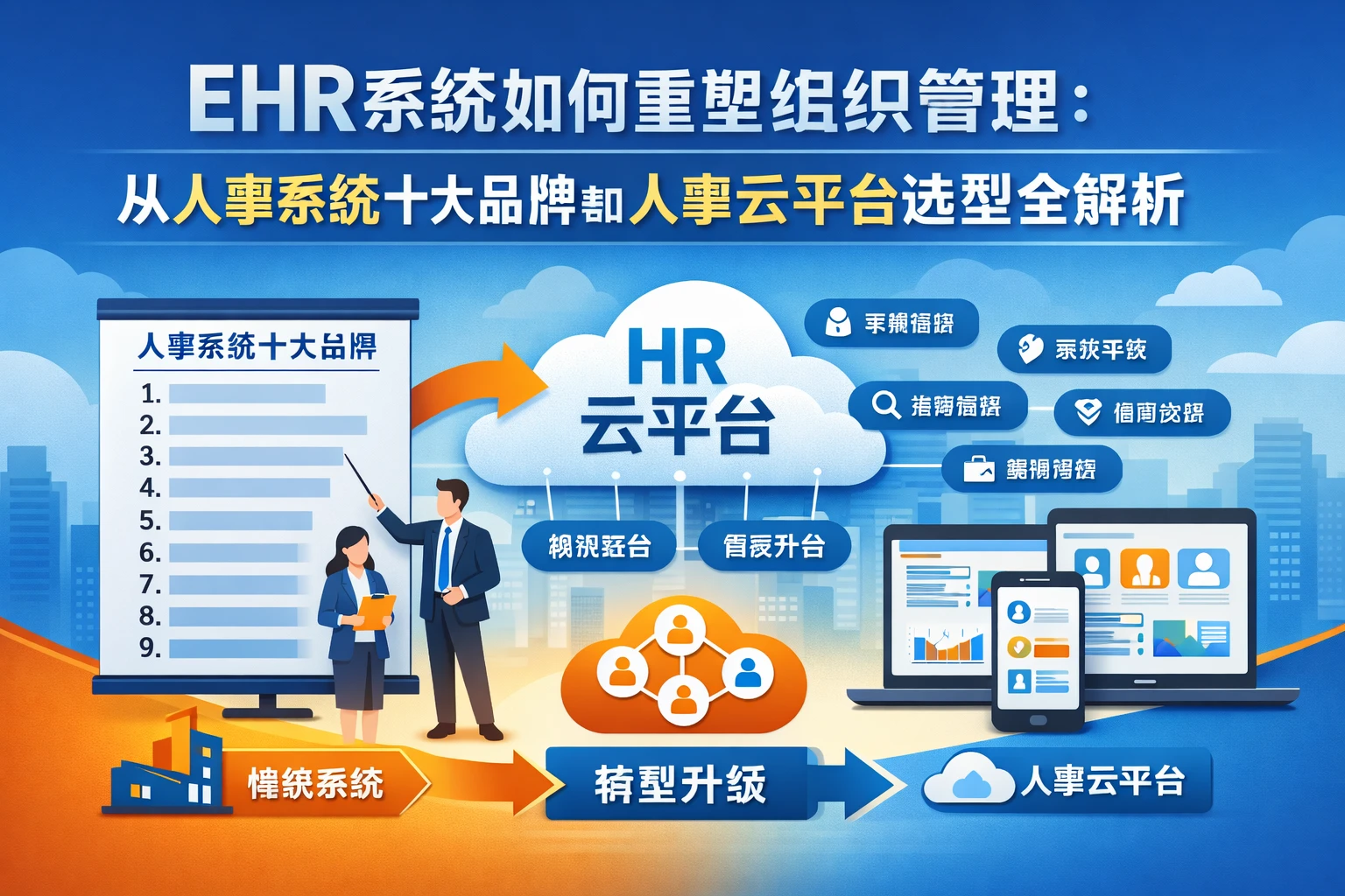 ehr系统如何重塑组织管理：从人事系统十大品牌到人事云平台选型全解析