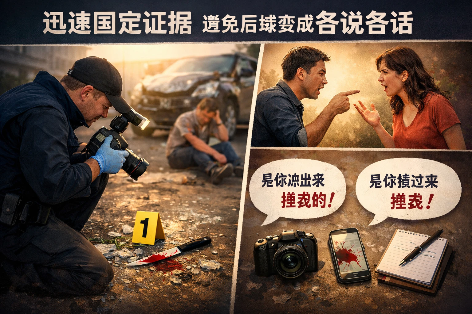 迅速固定证据，避免后续变成各说各话