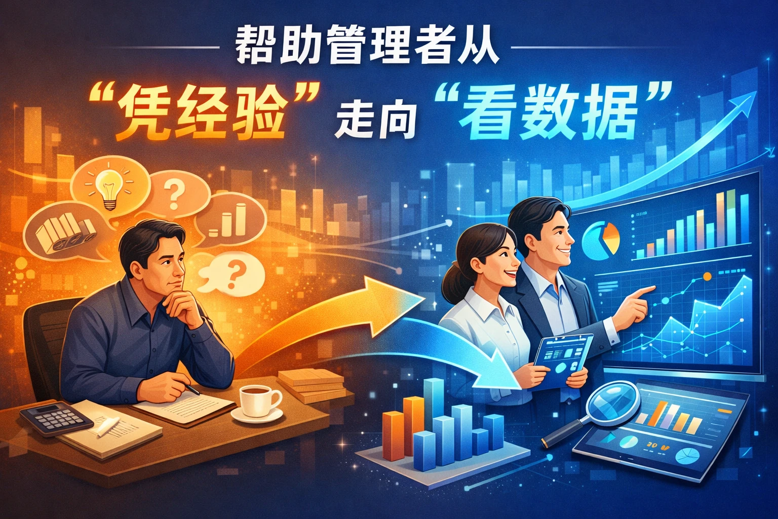帮助管理者从“凭经验”走向“看数据”