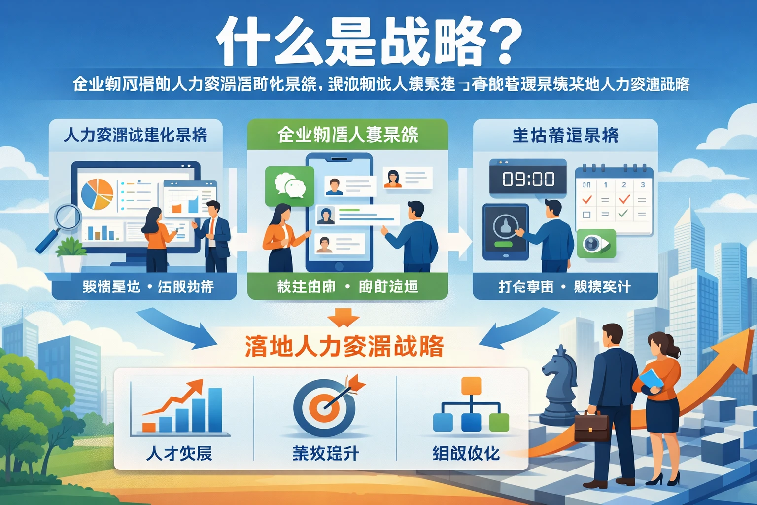 什么是战略?企业如何借助人力资源信息化系统、企业微信人事系统与考勤管理系统落地人力资源战略