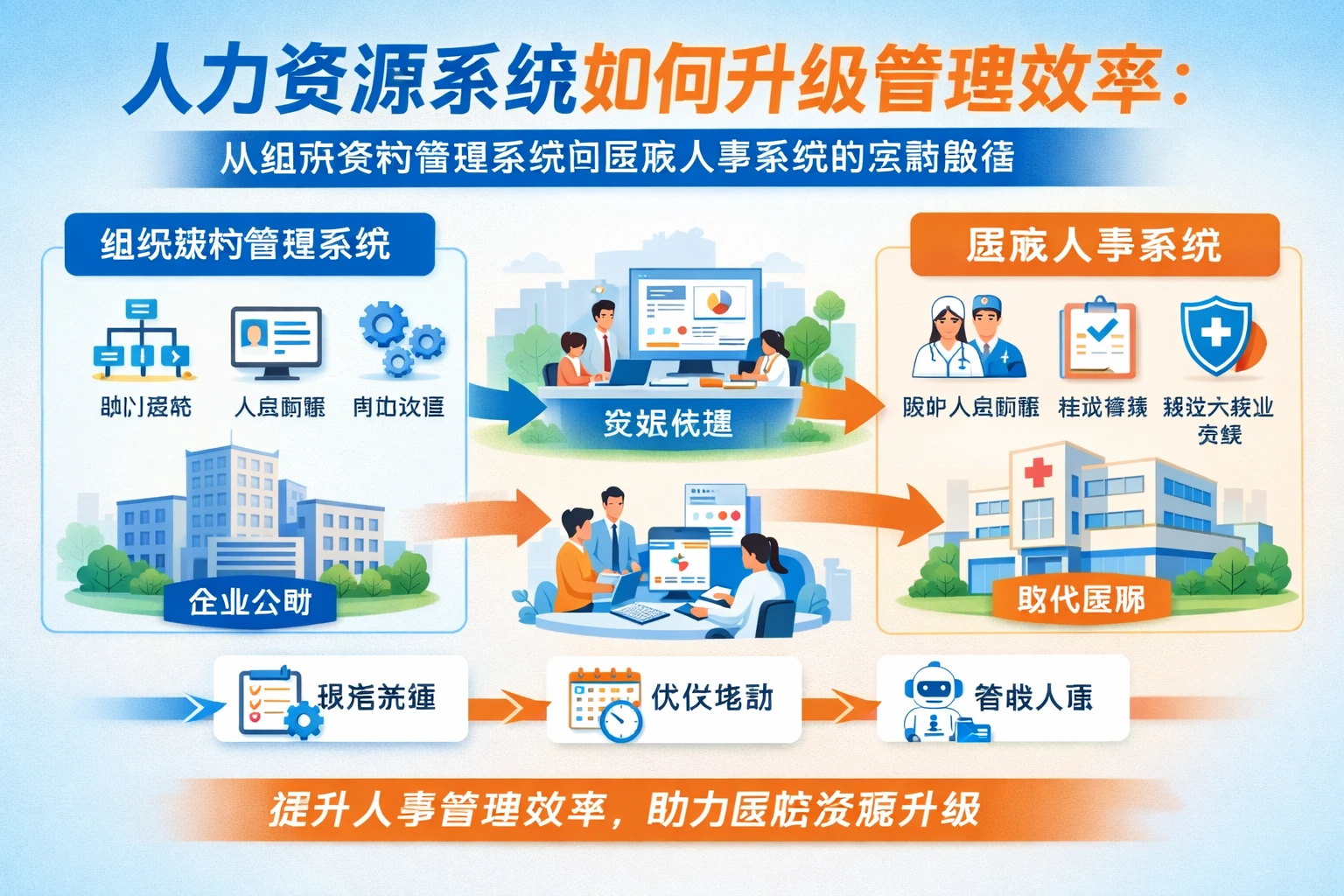 人力资源系统如何升级管理效率:从组织架构管理系统到医院人事系统的实践路径