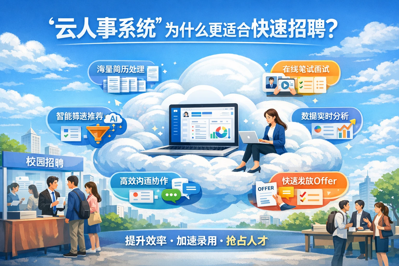校招场景下，云人事系统为什么更适合快速招聘