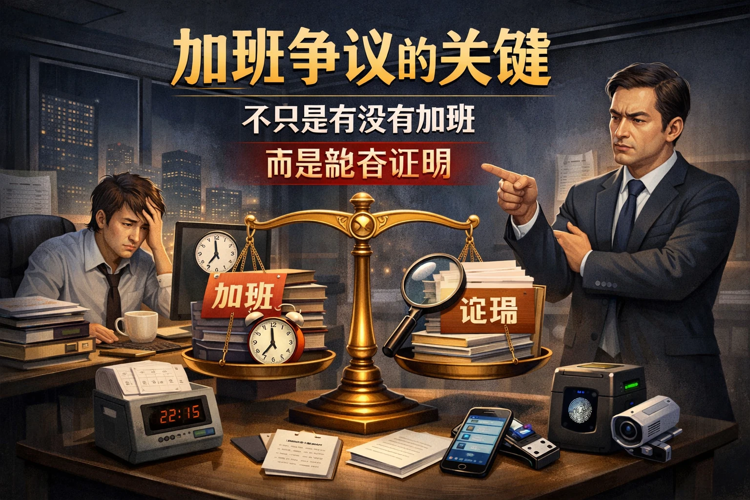 加班争议的关键，不只是有没有加班，而是能否证明