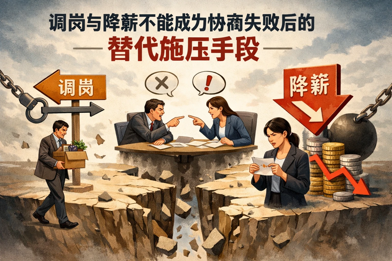 调岗与降薪不能成为协商失败后的替代施压手段