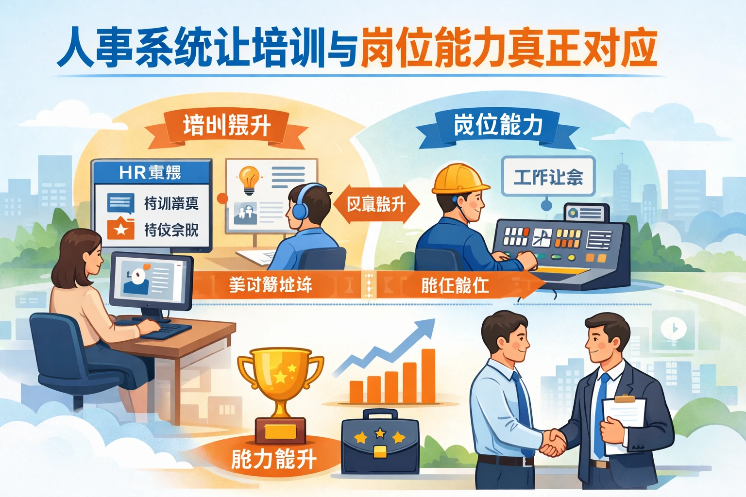 人事系统让培训与岗位能力真正对应