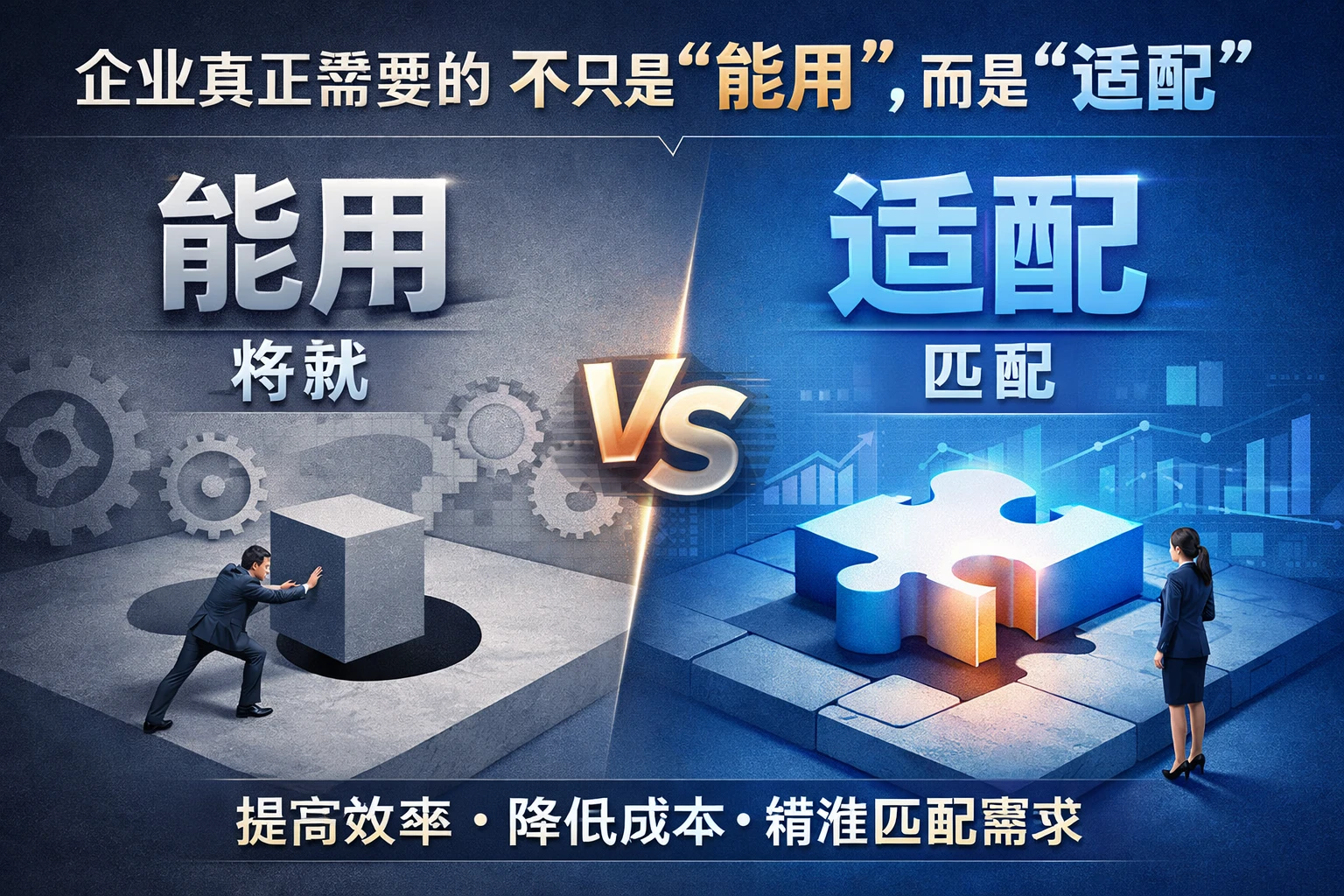 企业真正需要的不只是“能用”，而是“适配”