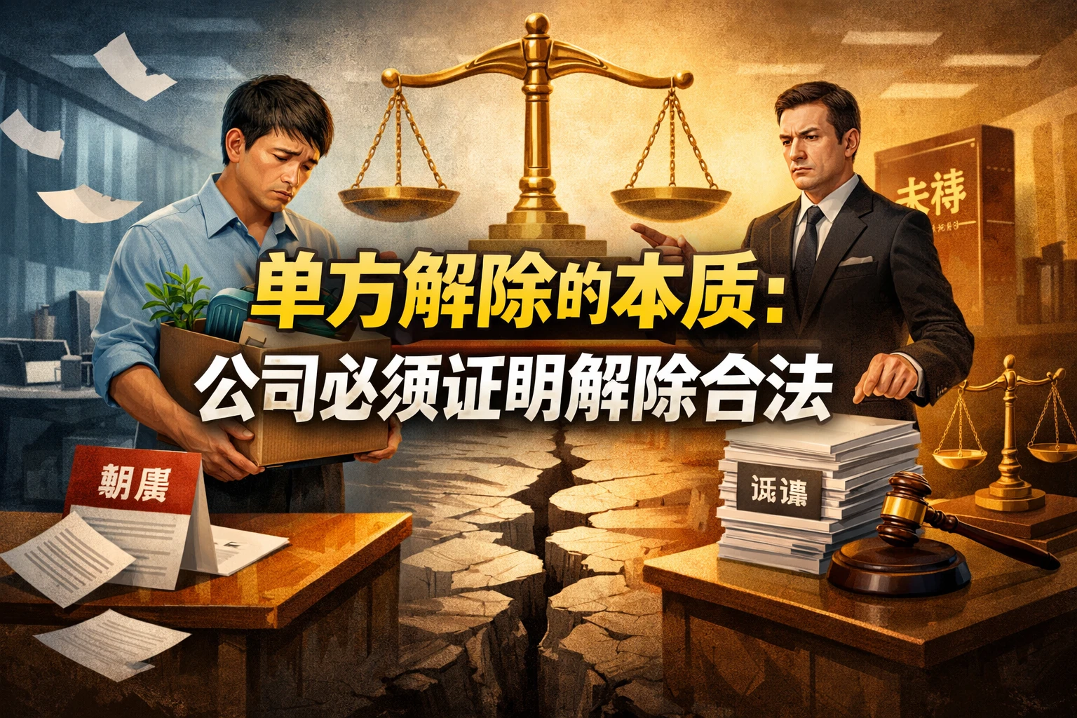 单方解除的本质：公司必须证明解除合法