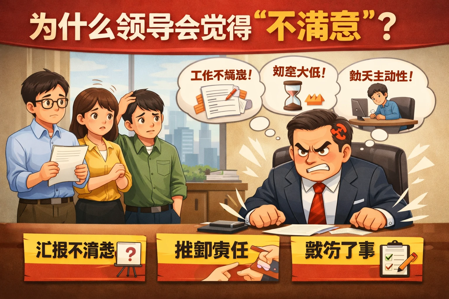 为什么领导会觉得“不满意”