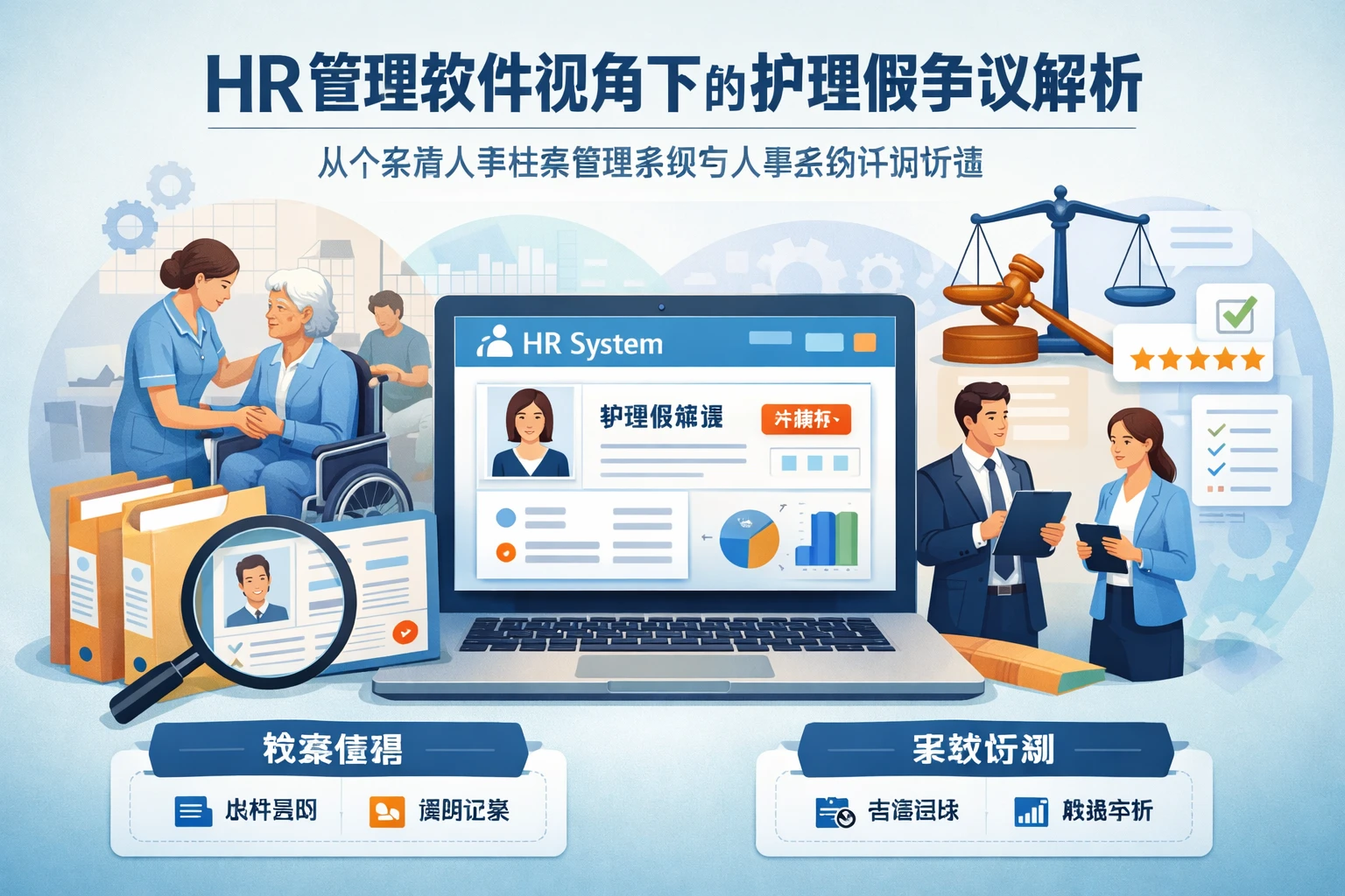 HR管理软件视角下的护理假争议解析：从个案看人事档案管理系统与人事系统评测价值