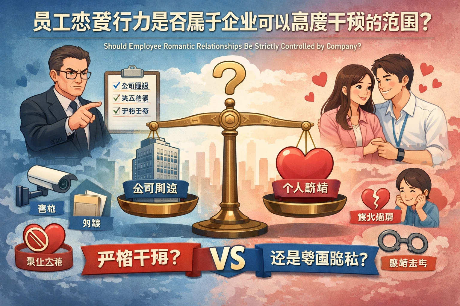 员工恋爱行为是否属于企业可以高度干预的范围