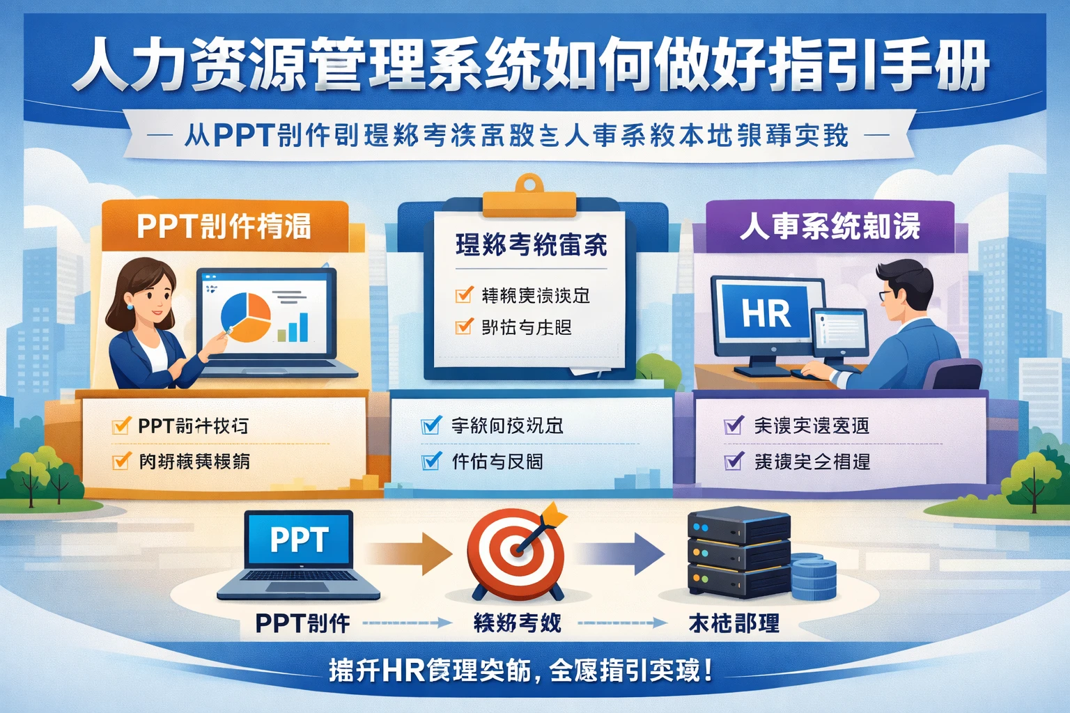 人力资源管理系统如何做好指引手册：从PPT制作到绩效考核系统与人事系统本地部署实践