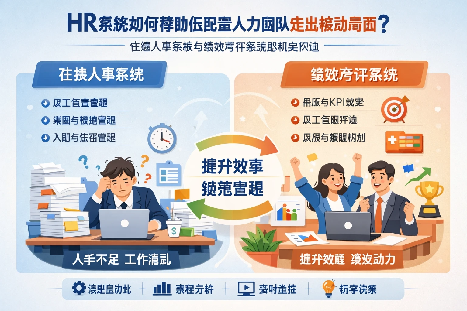 HR系统如何帮助低配置人力团队走出被动局面：在线人事系统与绩效考评系统的现实价值