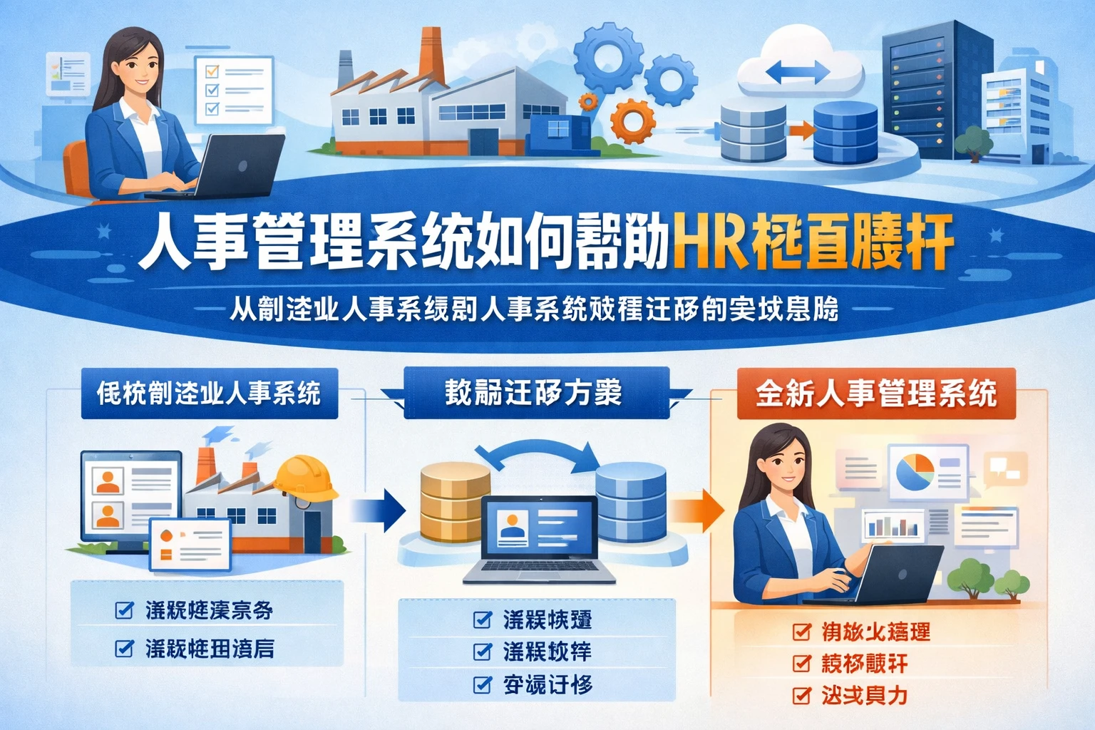 人事管理系统如何帮助HR挺直腰杆：从制造业人事系统到人事系统数据迁移的实战思路