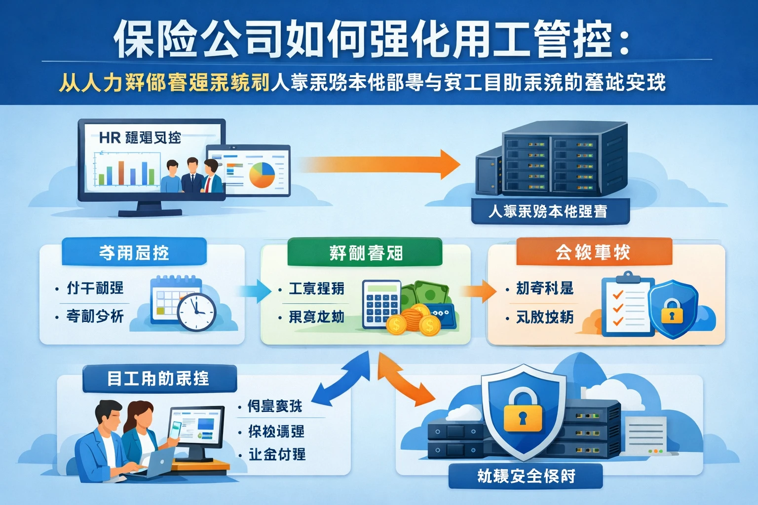 保险公司如何强化用工管控：从人力资源管理系统到人事系统本地部署与员工自助系统的落地实践