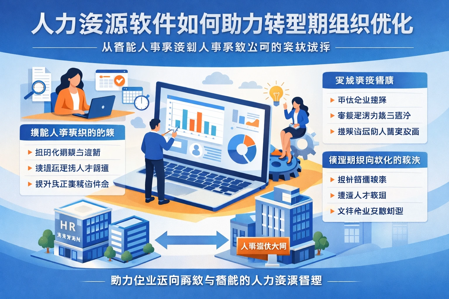 人力资源软件如何助力转型期组织优化：从智能人事系统到人事系统公司的实战选择