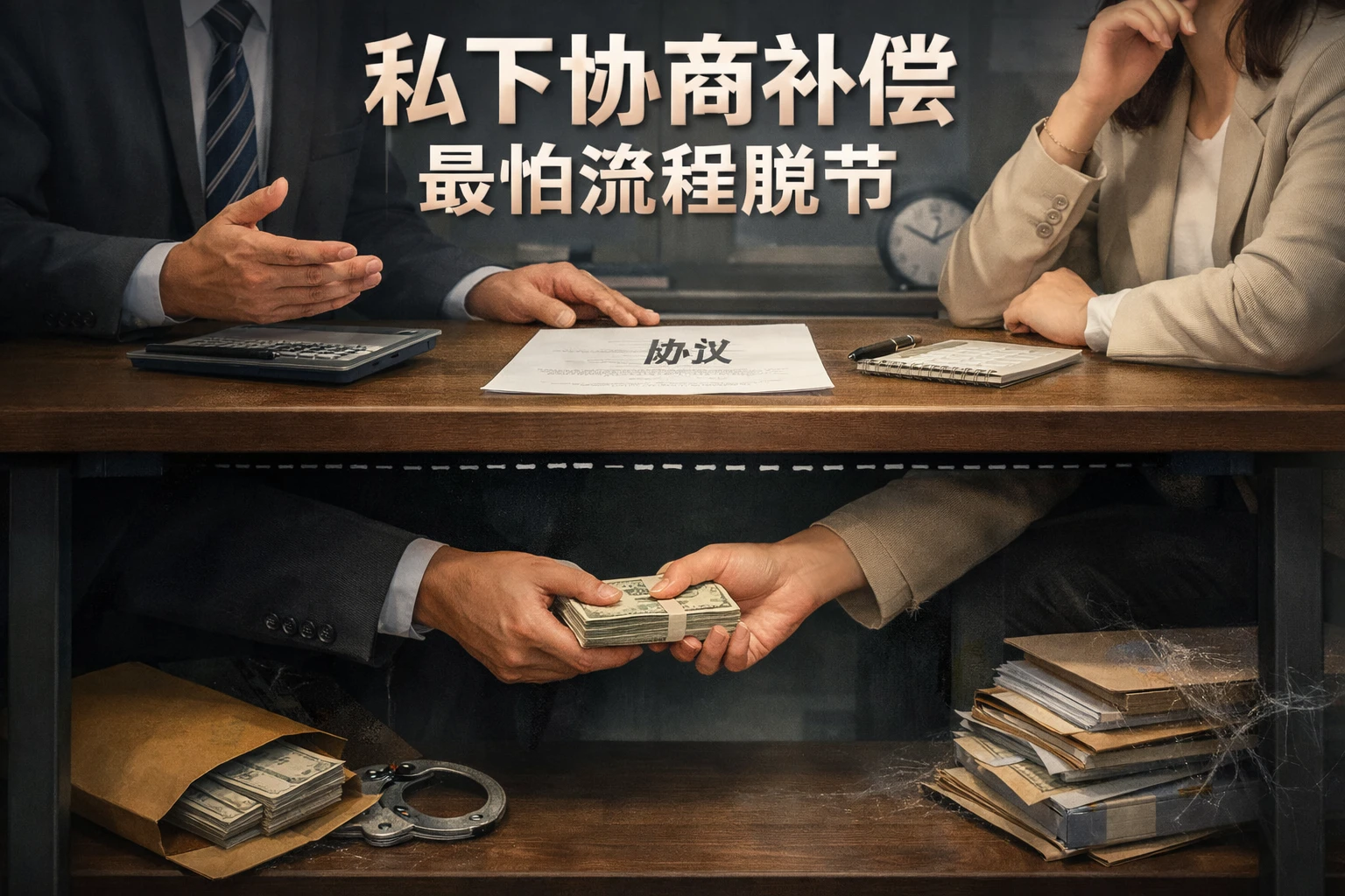 私下协商补偿，最怕流程脱节