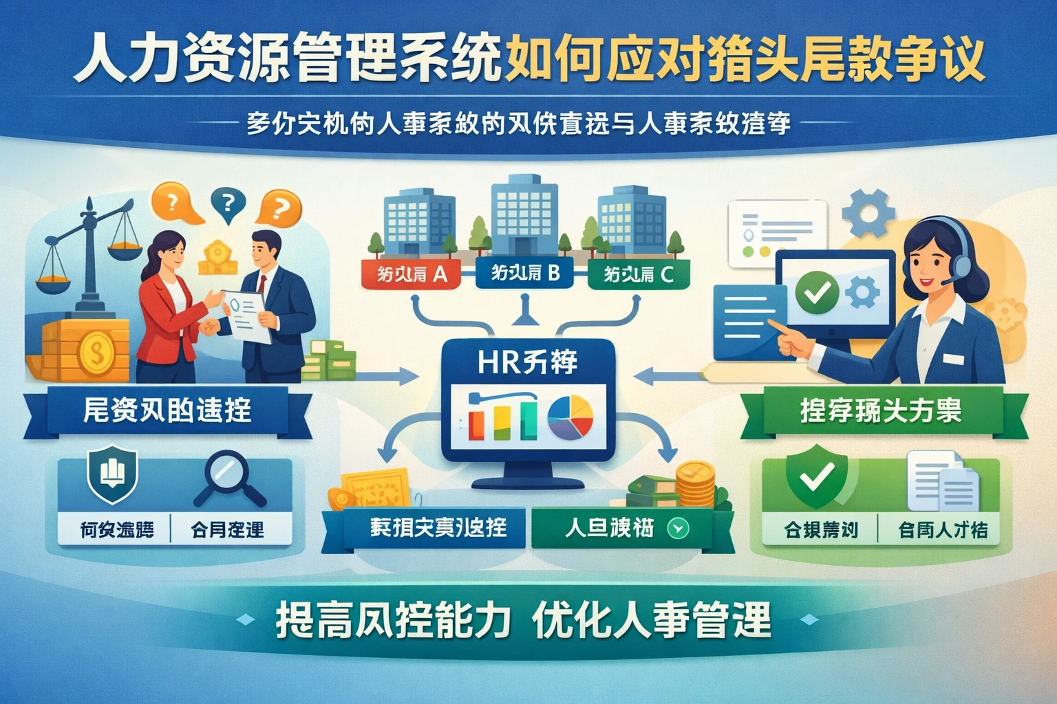 人力资源管理系统如何应对猎头尾款争议：多分支机构人事系统的风险管控与人事系统推荐