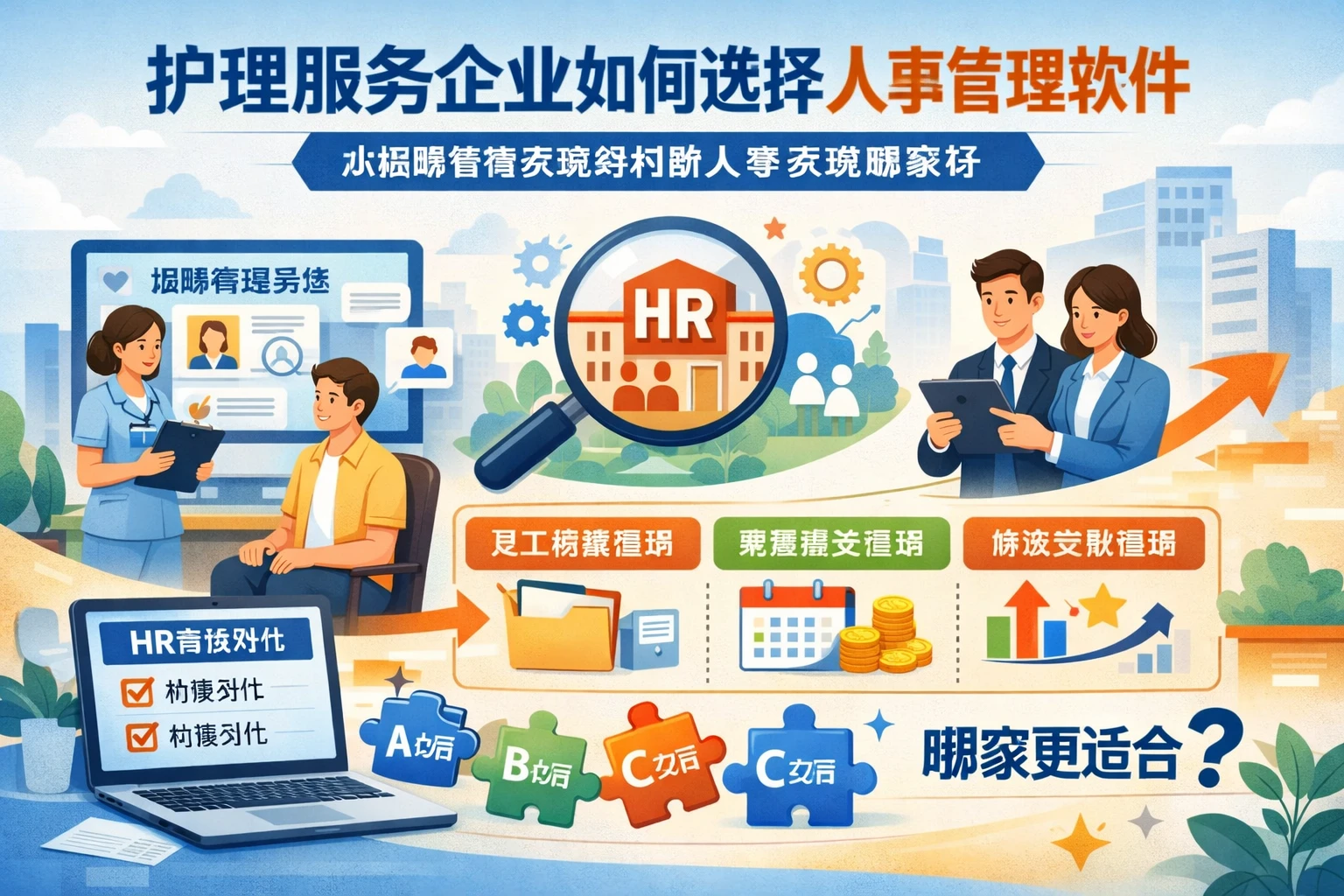 护理服务企业如何选择人事管理软件：从招聘管理系统到判断人事系统哪家好