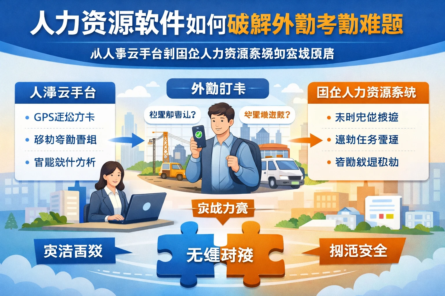 人力资源软件如何破解外勤考勤难题:从人事云平台到国企人力资源系统的实战思路