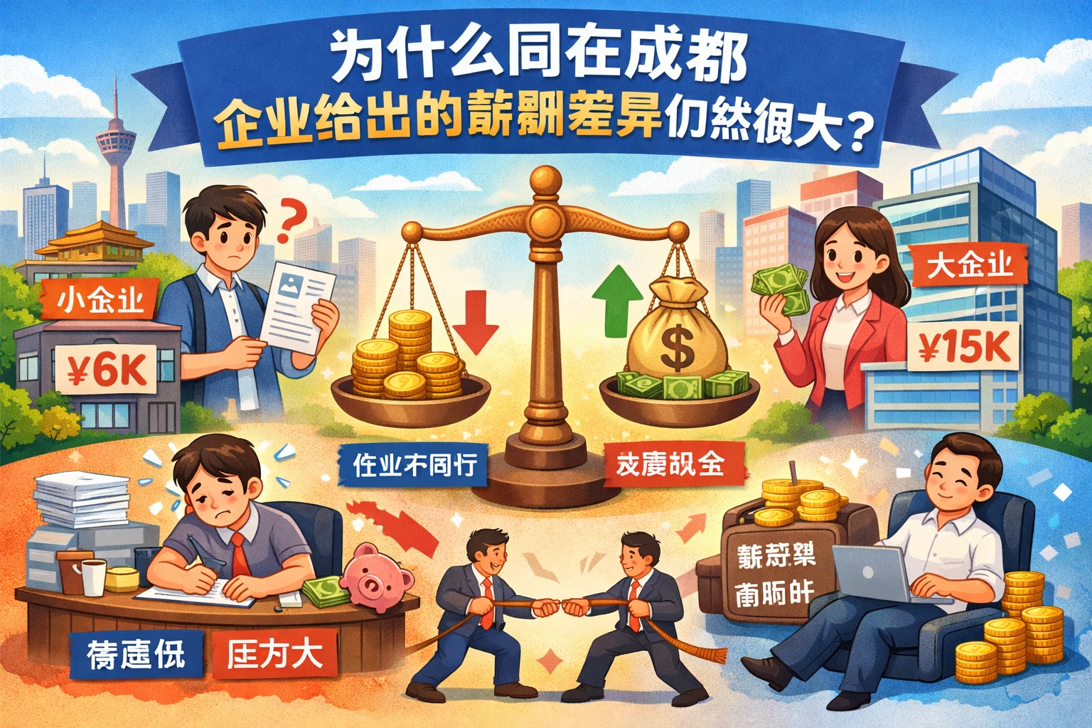 为什么同在成都，企业给出的薪酬差异仍然很大