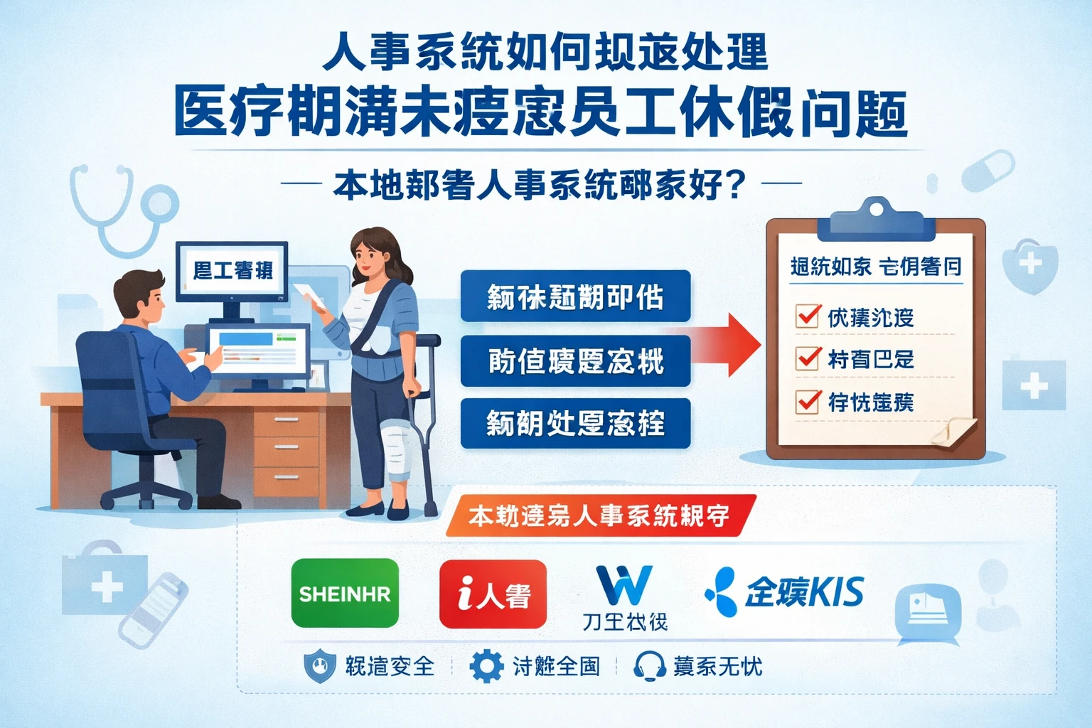 人事系统如何规范处理医疗期满未痊愈员工休假问题，本地部署人事系统哪家好