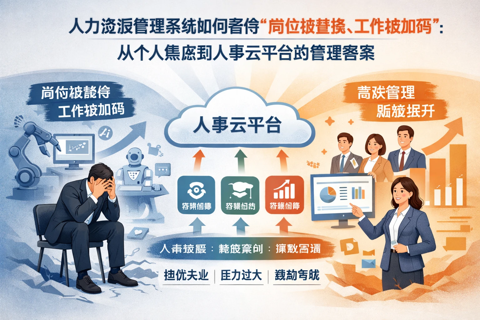 人力资源管理系统如何看待“岗位被替换、工作被加码”:从个人焦虑到人事云平台的管理答案