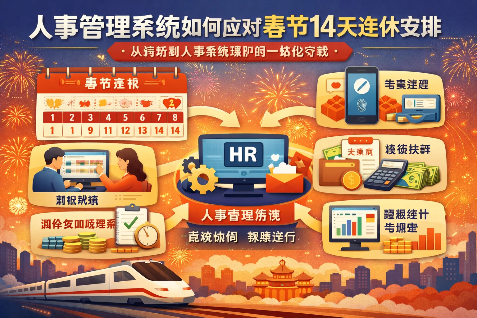 人事管理系统如何应对春节14天连休安排:从排班到人事系统维护的一体化实践