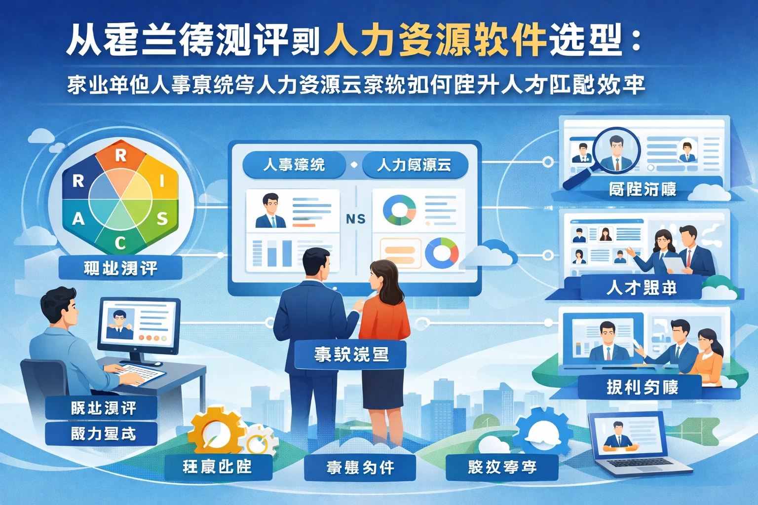 从霍兰德测评到人力资源软件选型:事业单位人事系统与人力资源云系统如何提升人才匹配效率