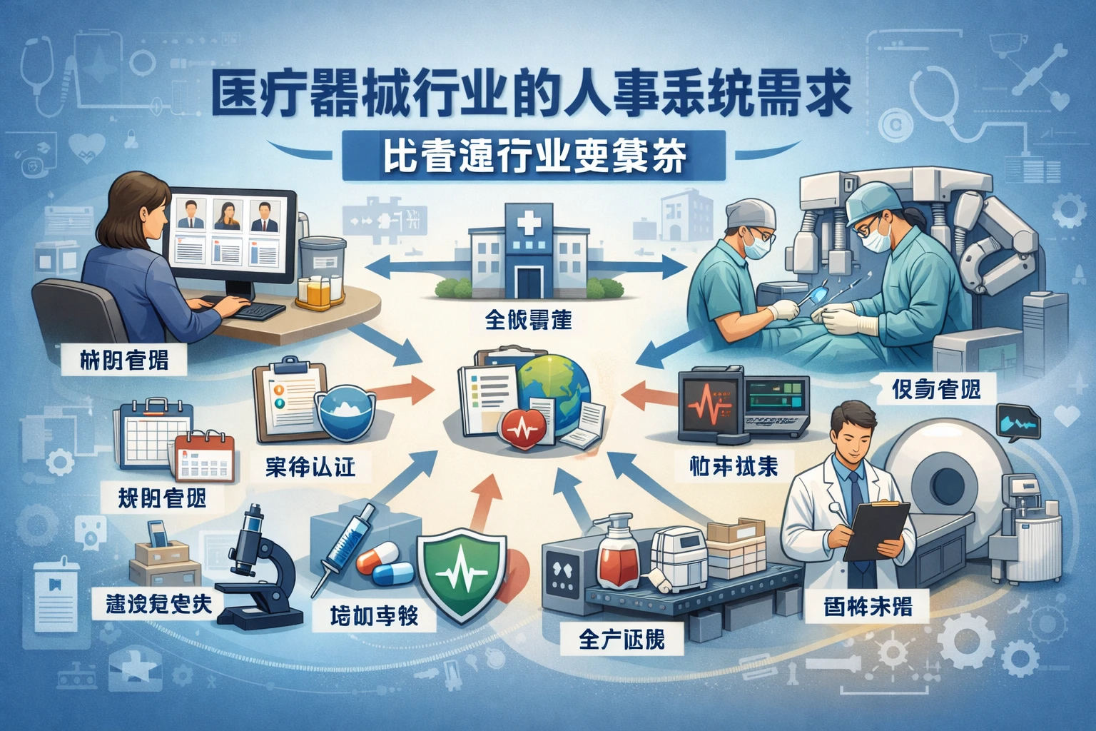 医疗器械行业的人事系统需求，比普通行业更复杂