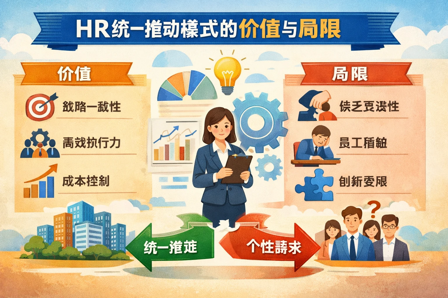 HR统一推动模式的价值与局限