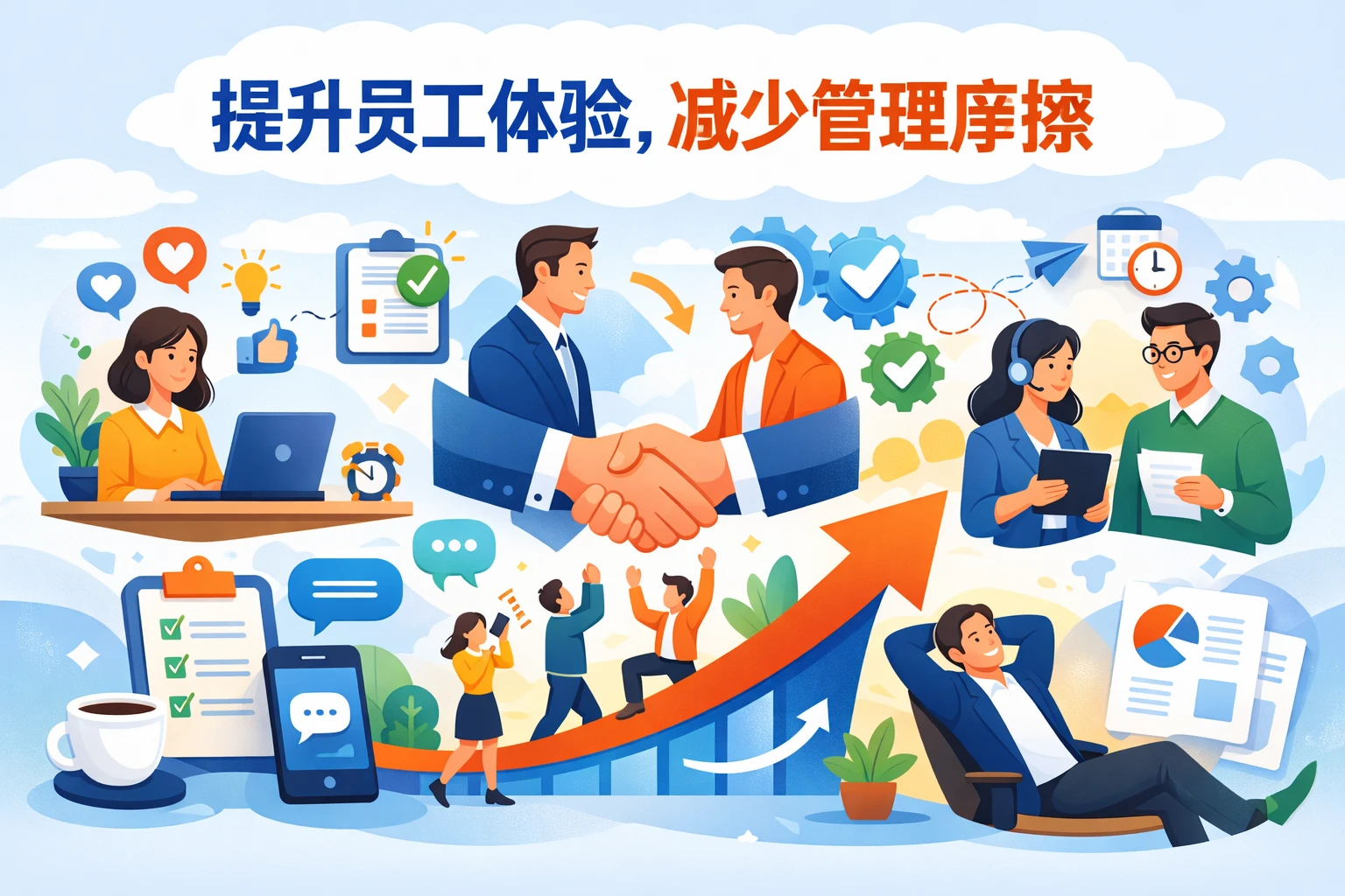 提升员工体验，减少管理摩擦
