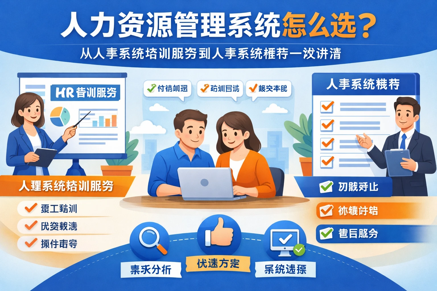 人力资源管理系统怎么选？从人事系统培训服务到人事系统推荐一次讲清