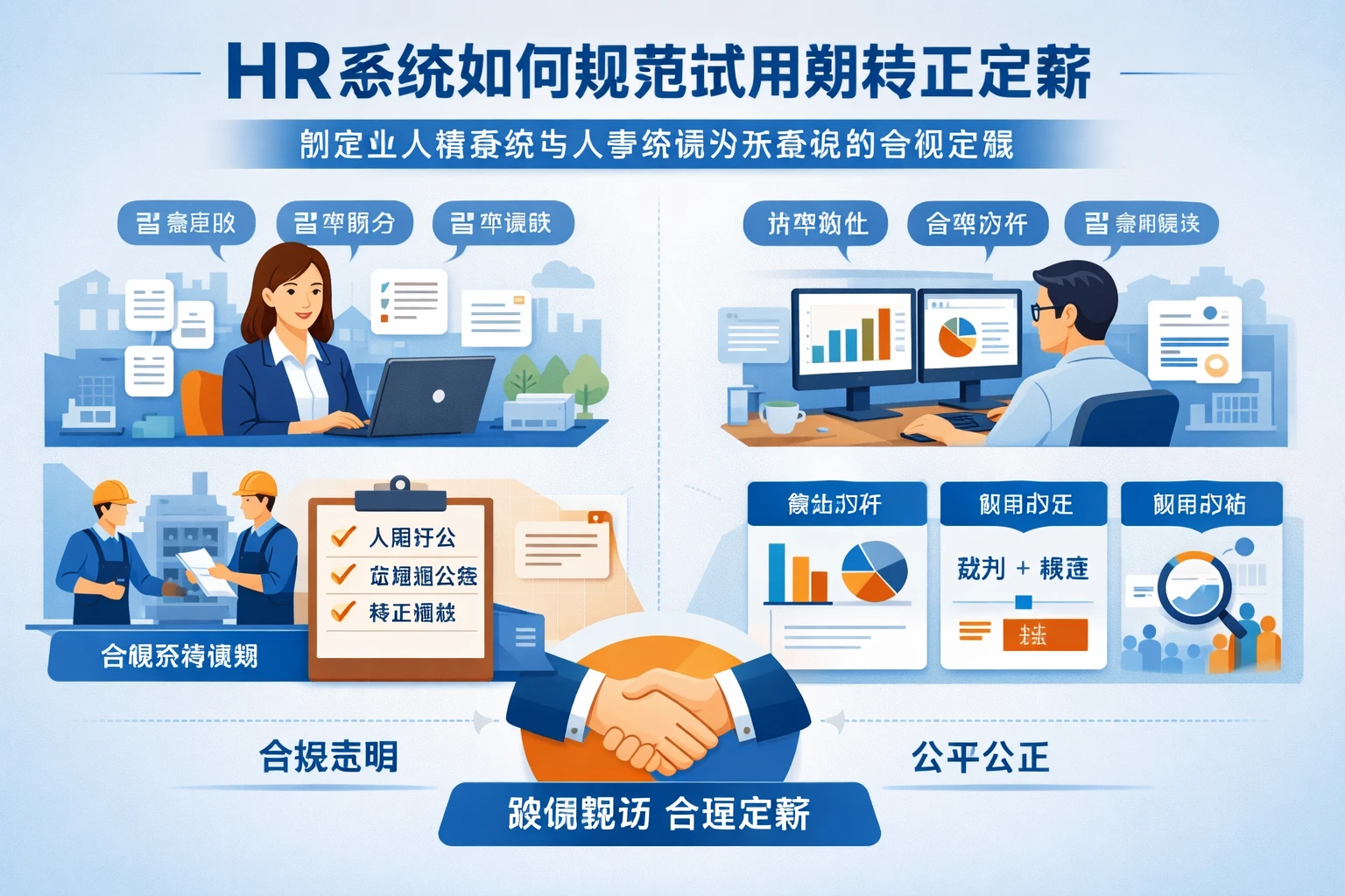 HR系统如何规范试用期转正定薪：制造业人事系统与人事数据分析系统的合规实践