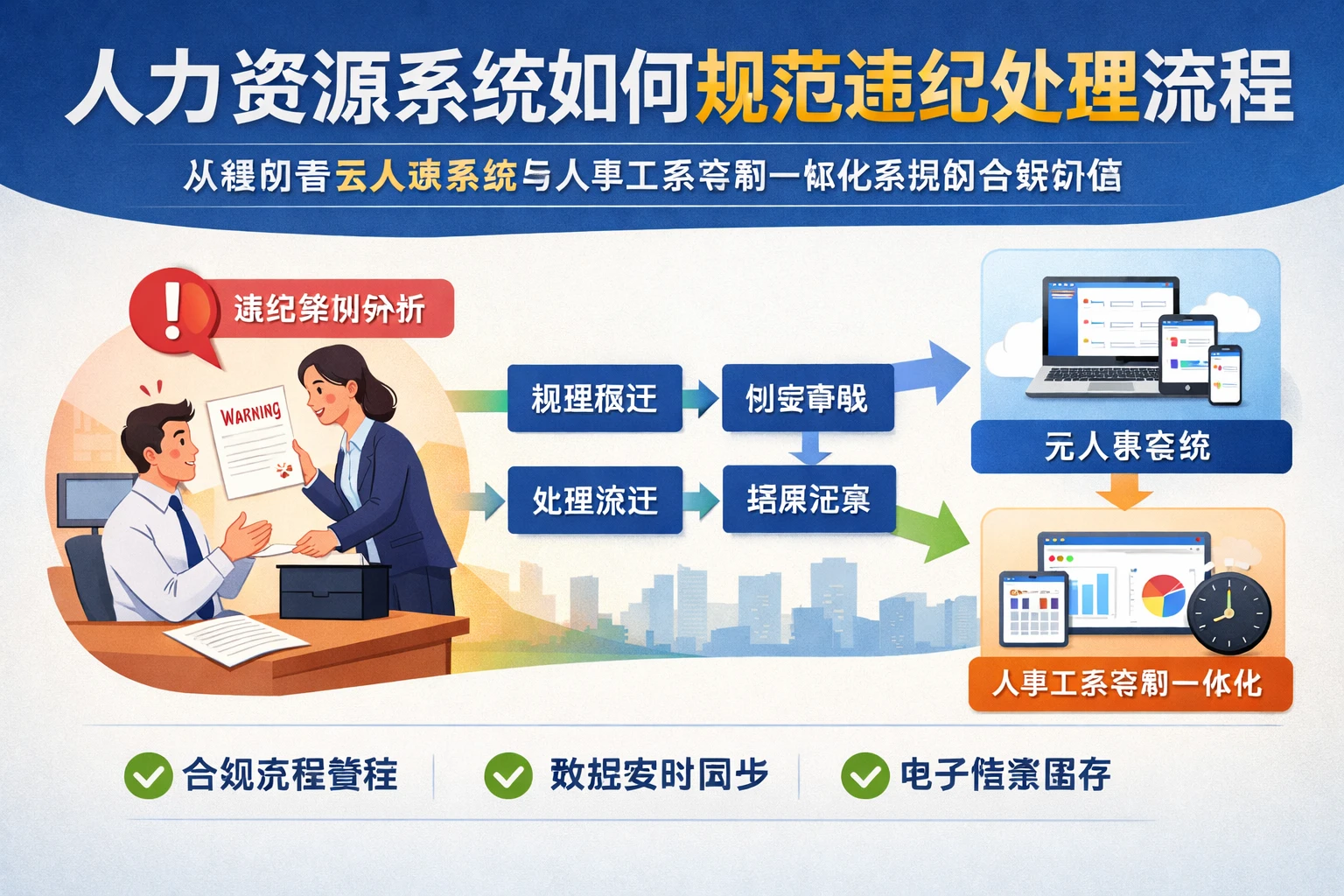 人力资源系统如何规范违纪处理流程：从案例看云人事系统与人事工资考勤一体化系统的合规价值