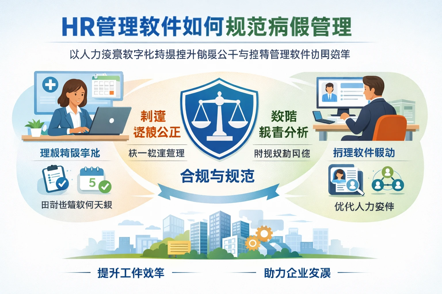 HR管理软件如何规范病假管理：以人力资源数字化转型提升制度公平与招聘管理软件协同效率