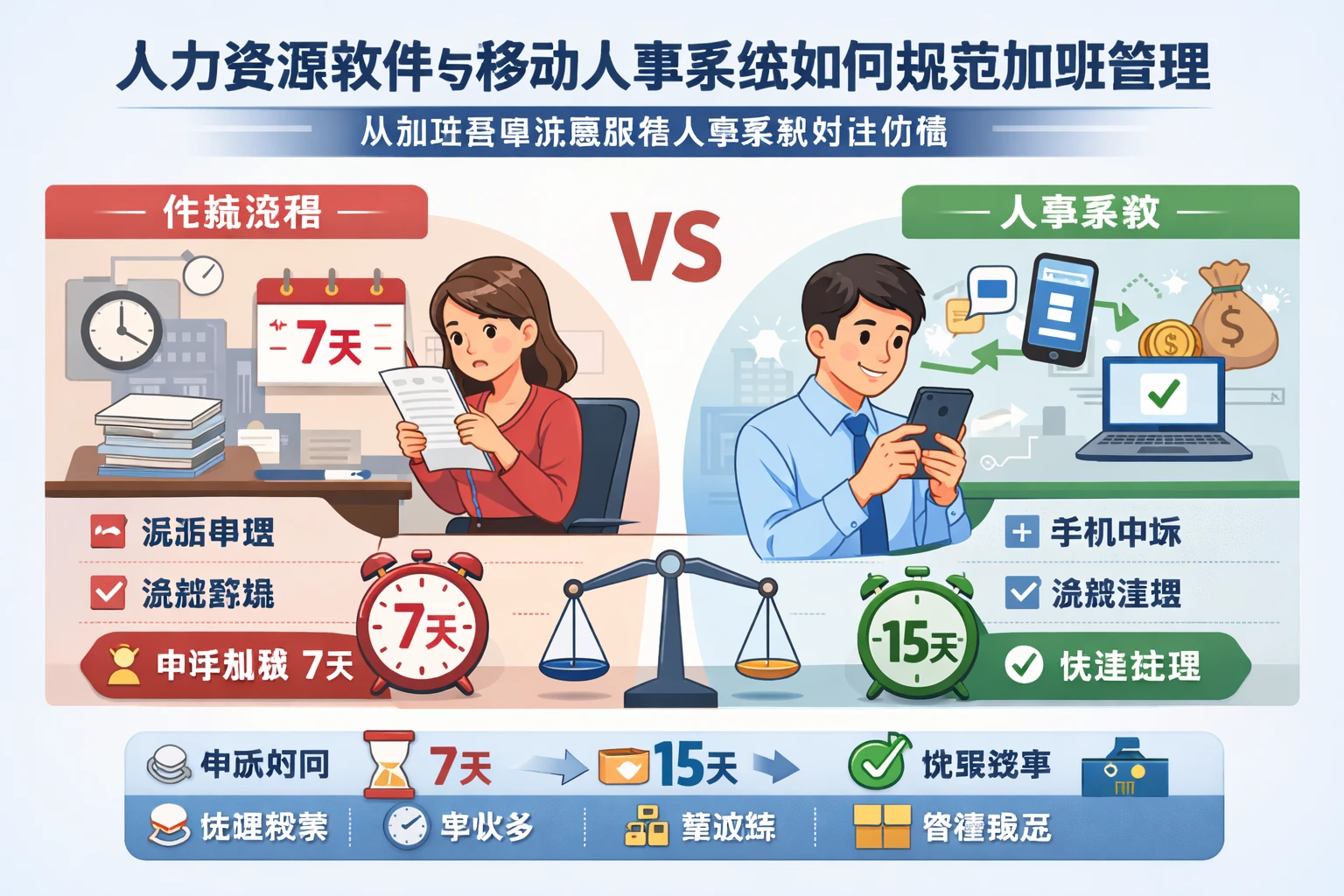 人力资源软件与移动人事系统如何规范加班管理：从加班费申诉期限看人事系统对比价值