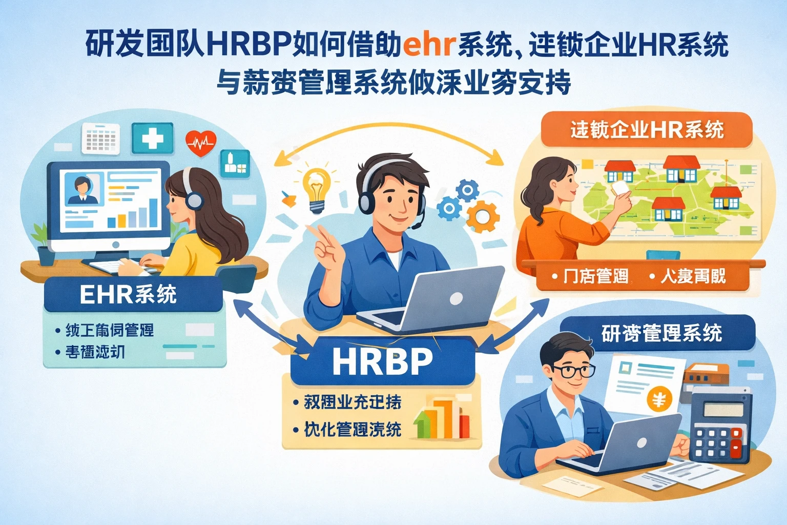 研发团队HRBP如何借助ehr系统、连锁企业HR系统与薪资管理系统做深业务支持