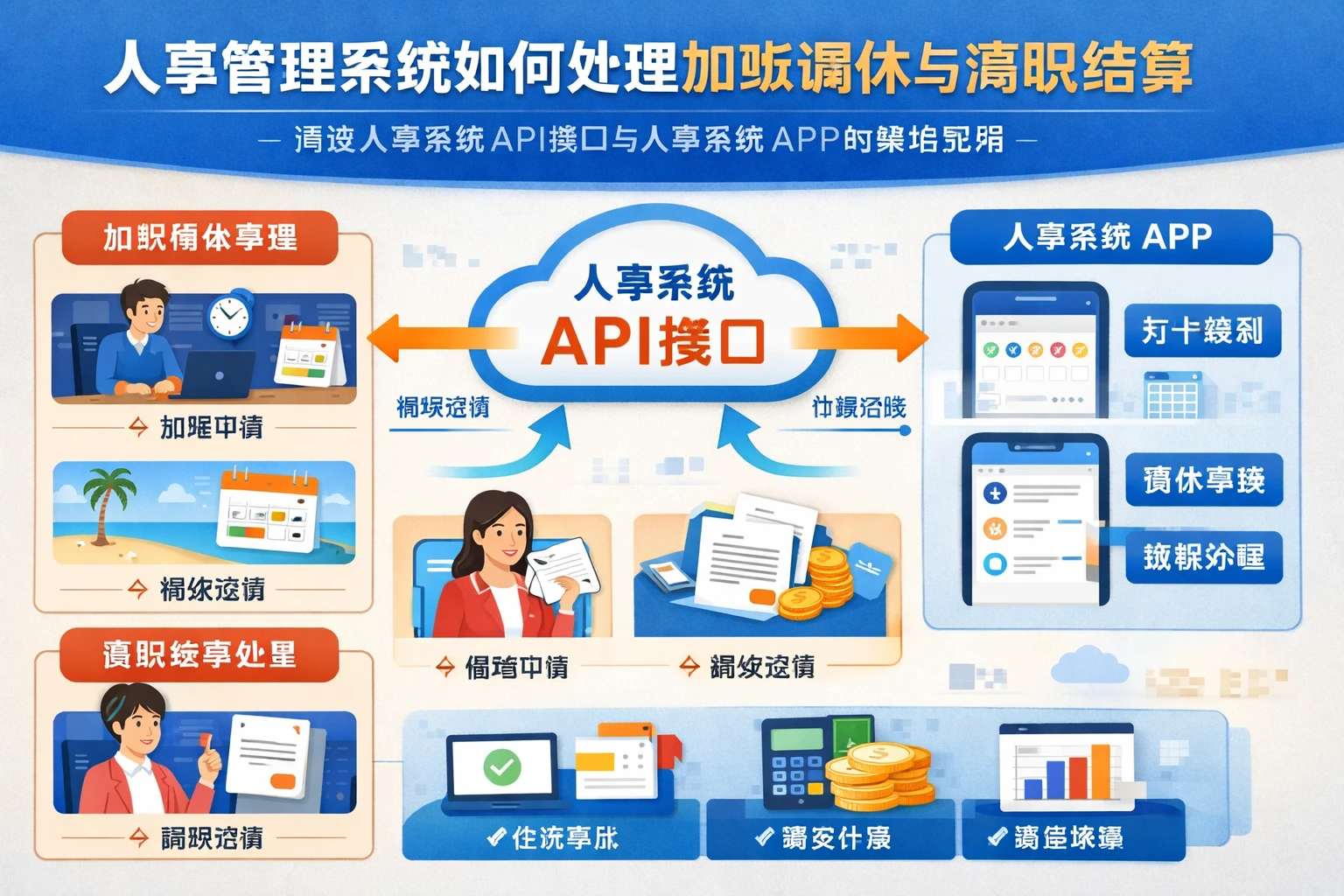 人事管理系统如何处理加班调休与离职结算：兼谈人事系统API接口与人事系统APP的落地应用