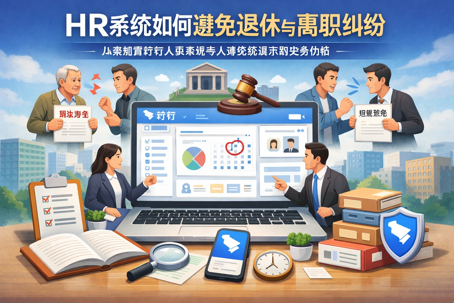 HR系统如何避免退休与离职纠纷：从案例看钉钉人事系统与人事系统演示的实务价值