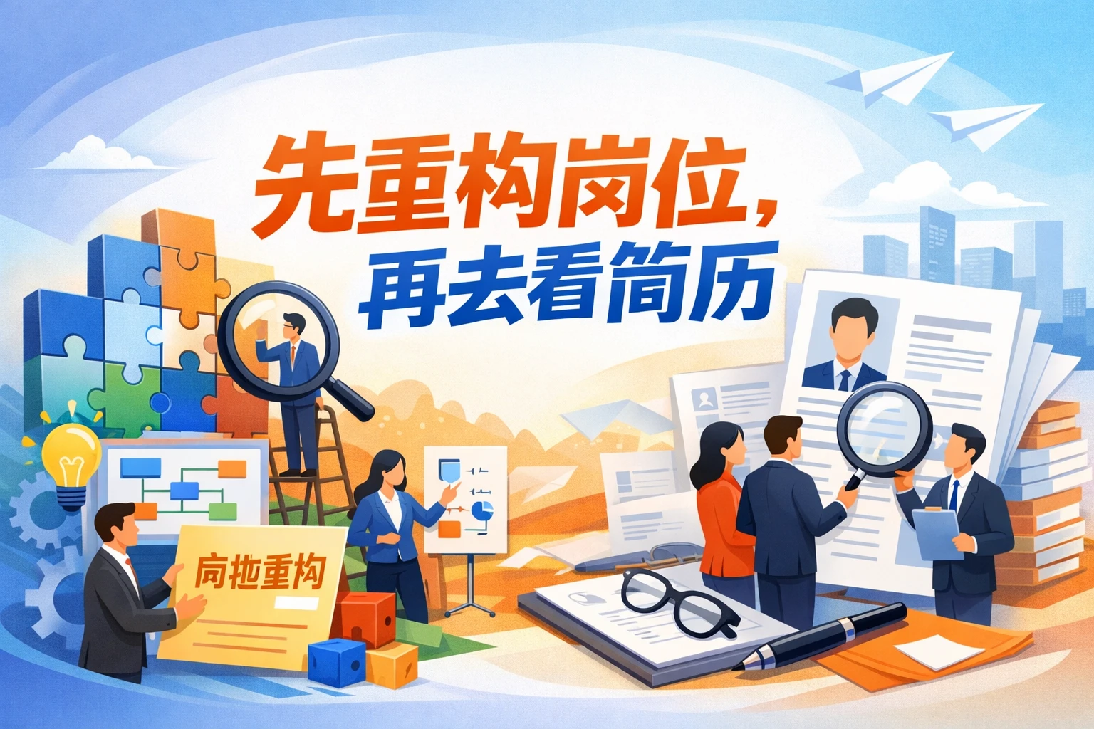 先重构岗位,再去看简历