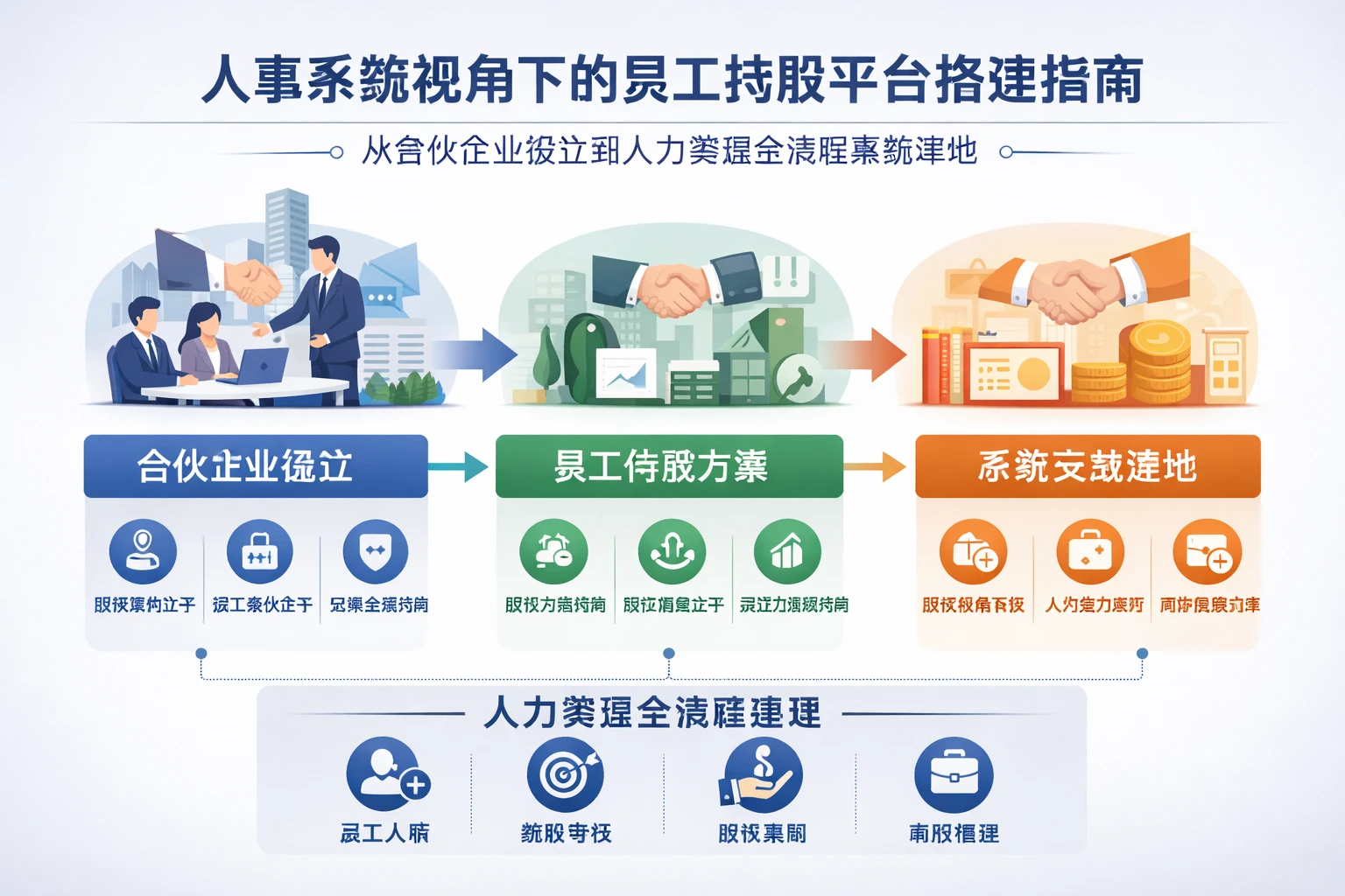 人事系统视角下的员工持股平台搭建指南：从合伙企业设立到人力资源全流程系统落地