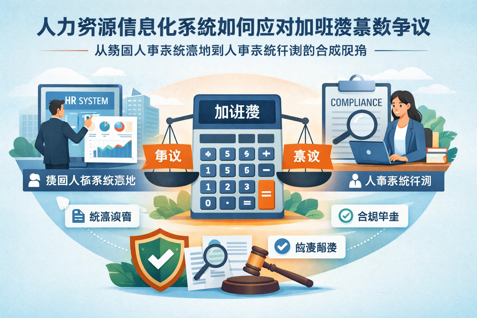 人力资源信息化系统如何应对加班费基数争议：从集团人事系统落地到人事系统评测的合规视角