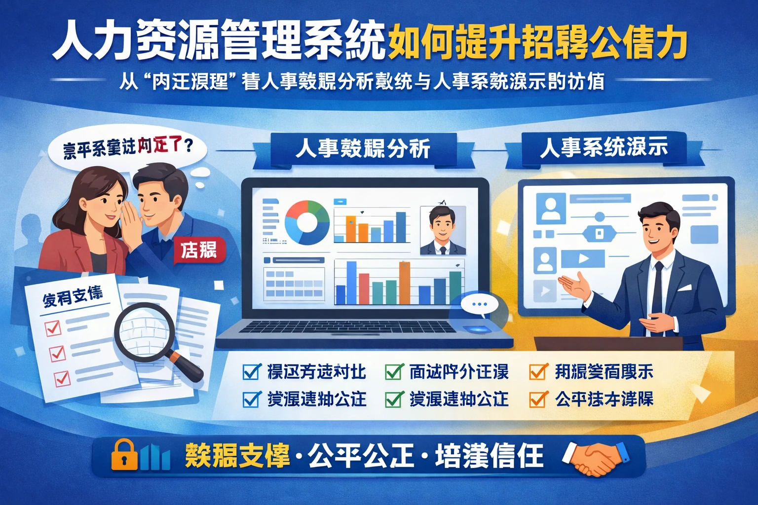 人力资源管理系统如何提升招聘公信力：从“内定质疑”看人事数据分析系统与人事系统演示的价值