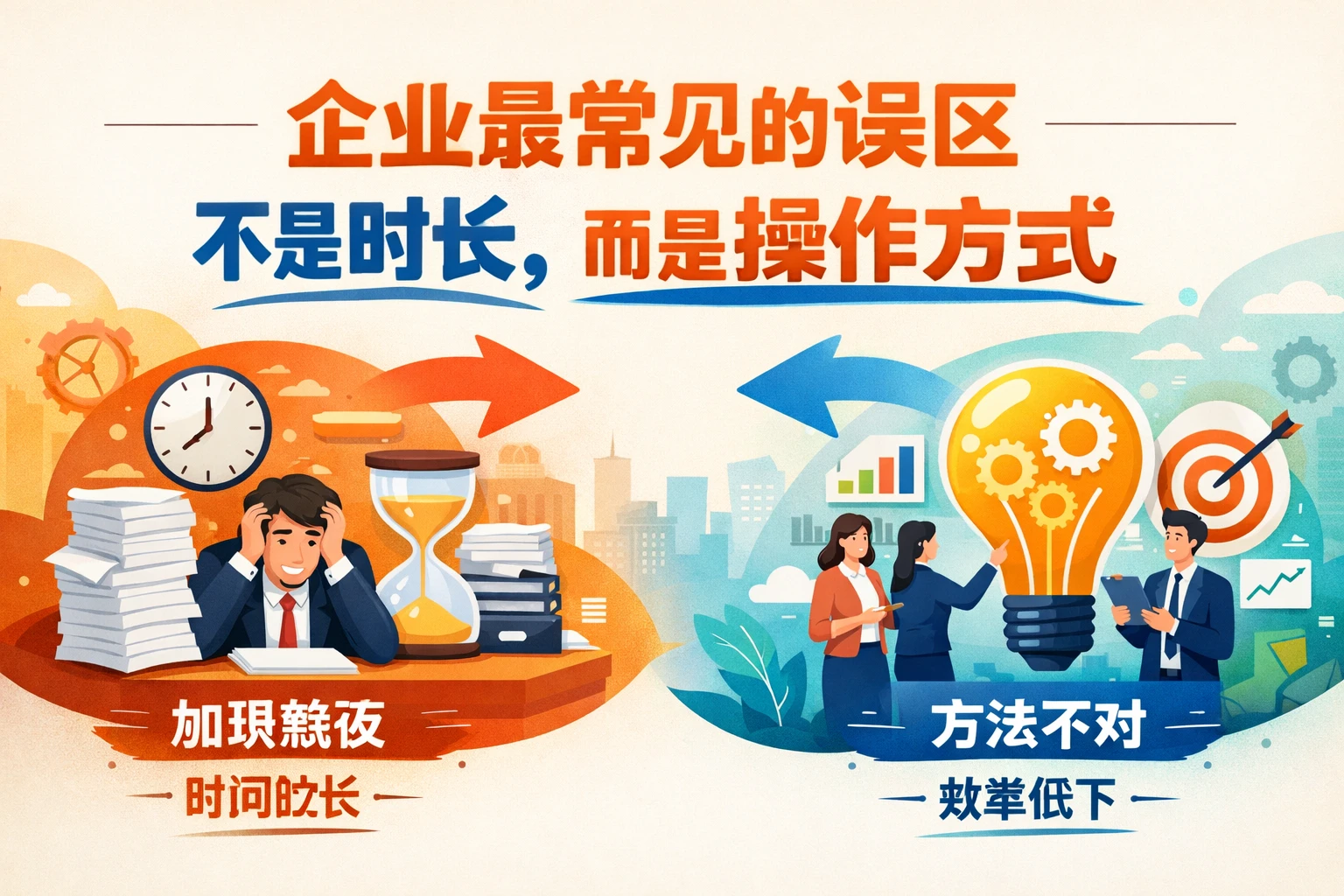 企业最常见的误区不是时长，而是操作方式